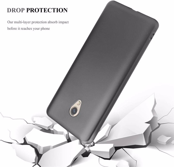 Productafbeelding Cadorabo TPU Matte Metallic hoes (ZTE Blade V7)