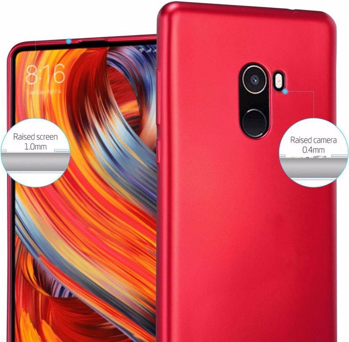 Produktbild Cadorabo TPU Matt Metallic Cover (Xiaomi Mi Mix 2)