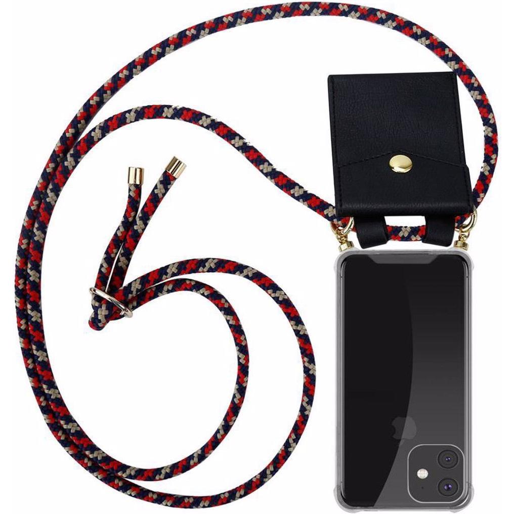 Cadorabo TPU Handy Kette GOLD Cover, Handykette, Rot