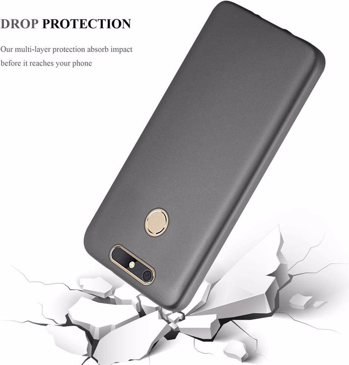Produktbild Cadorabo TPU Matt Metallic Cover (ZTE Blade V8 Mini)