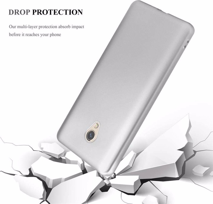 Produktbild Cadorabo TPU Matt Metallic Cover (ZTE Blade V7)