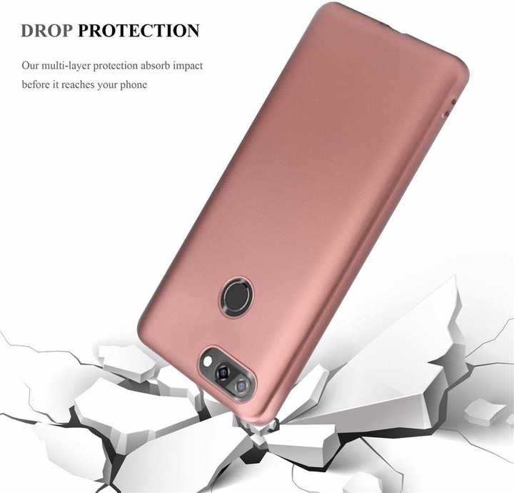 Actual product image Cadorabo TPU Matt Metallic Cover (ZTE Blade V9)