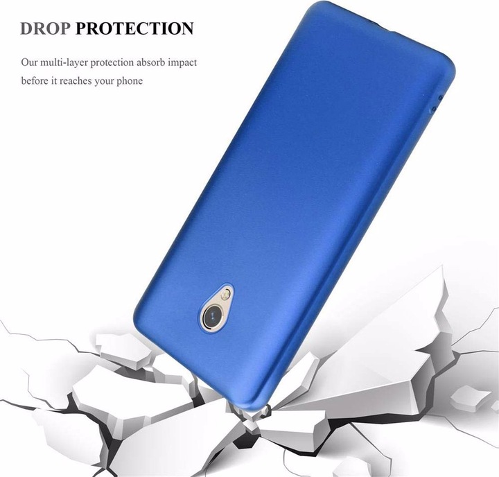 Actual product image Cadorabo TPU Matt Metallic Cover (ZTE Blade V7)