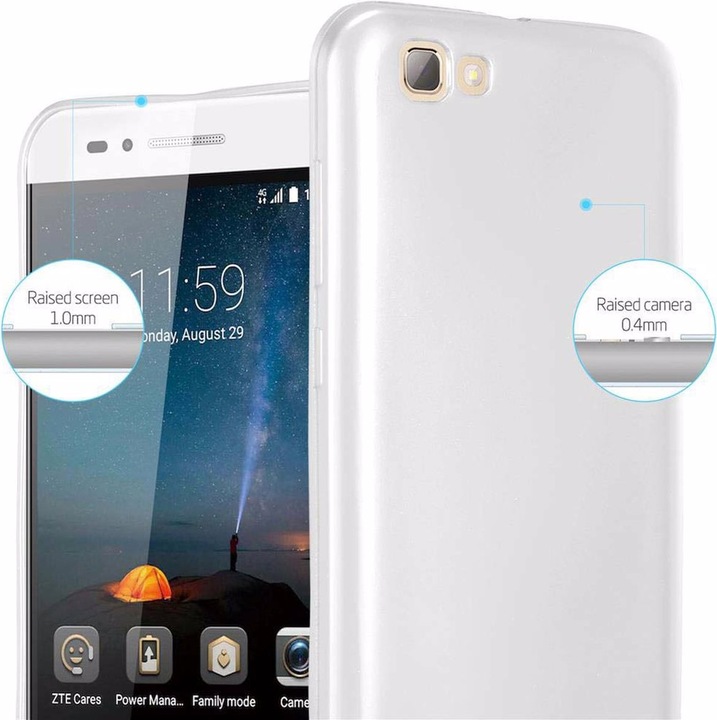 Produktbild Cadorabo TPU Matt Metallic Cover (ZTE Blade A612)