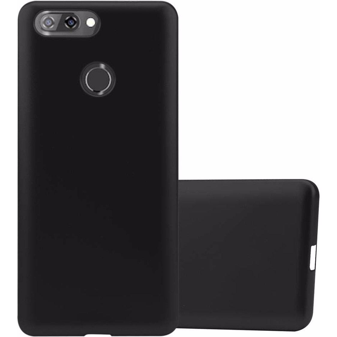 Thumbnail - Cadorabo TPU Matt Metallic Cover (ZTE Blade V9), Smartphone Hülle, Schwarz