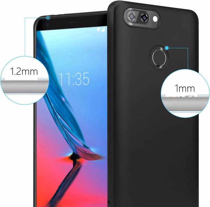 Produktbild Cadorabo TPU Matt Metallic Cover (ZTE Blade V9)