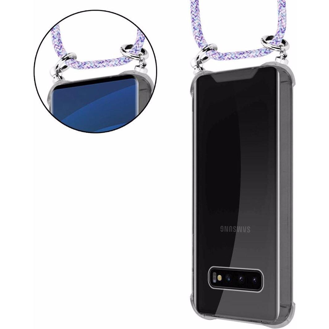 Thumbnail - Cadorabo TPU Handy Kette SILBER Cover, Handykette, Violett