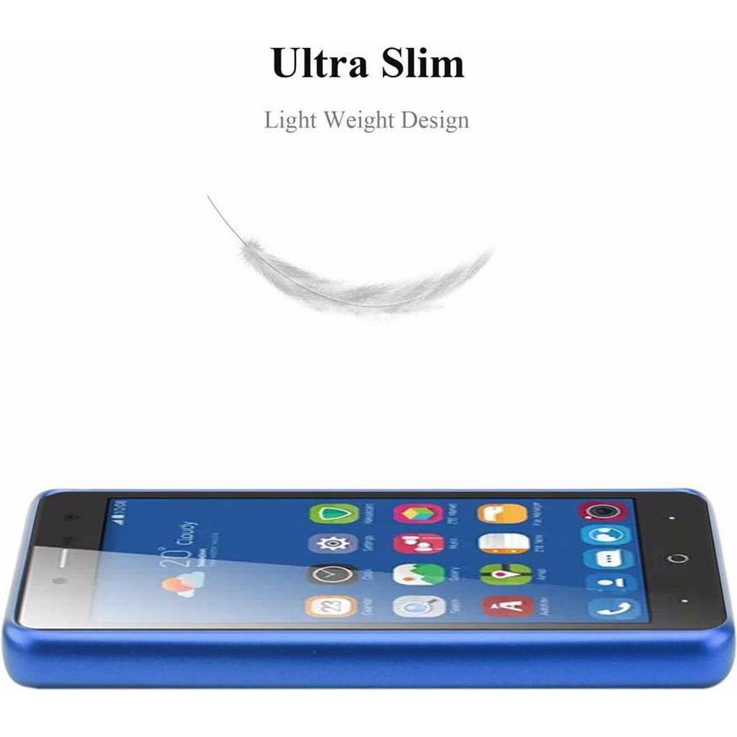 Thumbnail - Cadorabo TPU Matt Metallic Cover (ZTE Blade L7), Smartphone Hülle, Blau