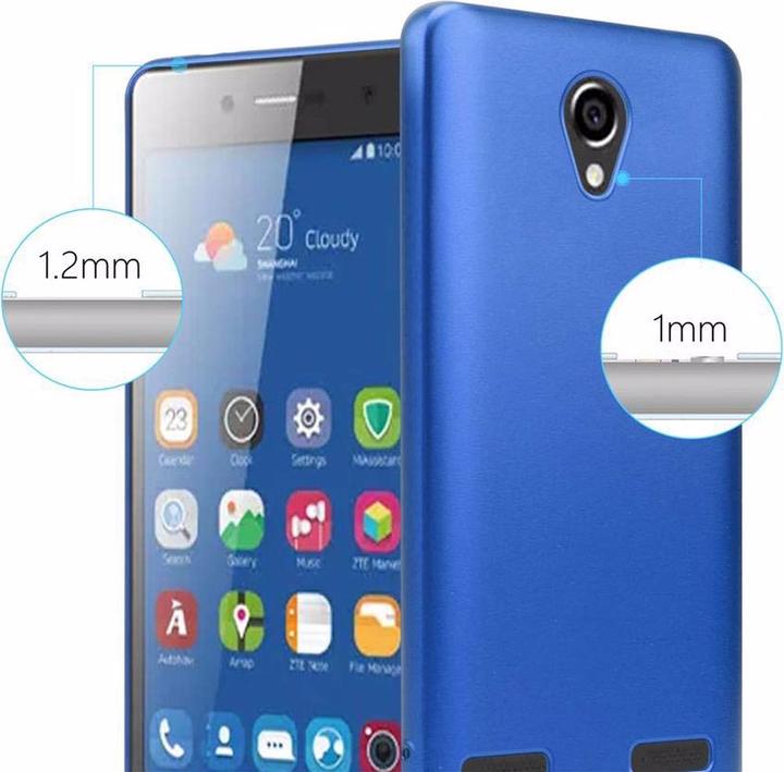 Actual product image Cadorabo TPU Matt Metallic Cover (ZTE Blade L7)