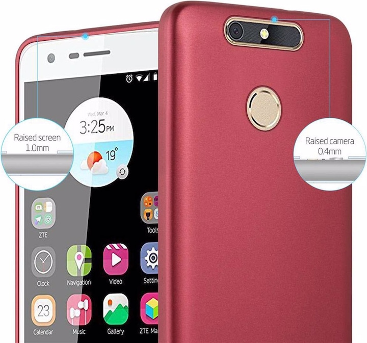 Produktbild Cadorabo TPU Matt Metallic Cover (ZTE Blade V8 Mini)