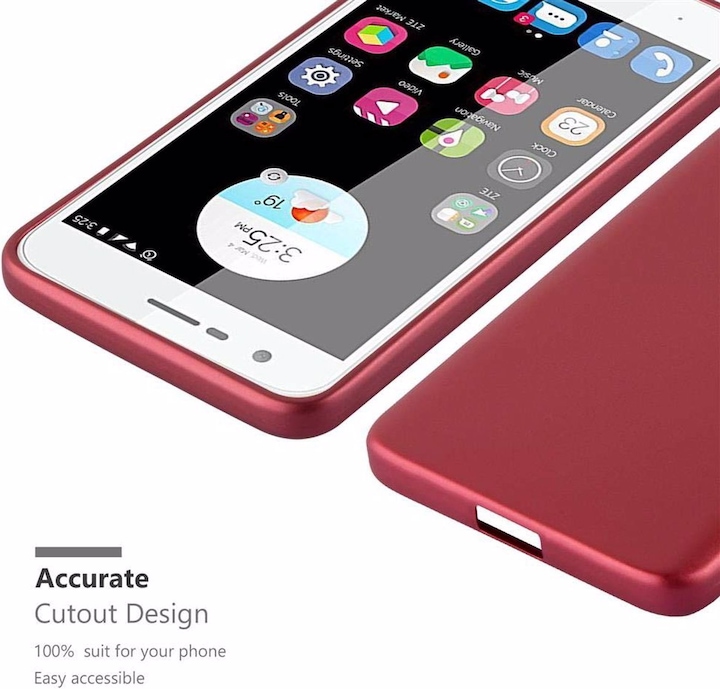 Produktbild Cadorabo TPU Matt Metallic Cover (ZTE Blade V8 Mini)
