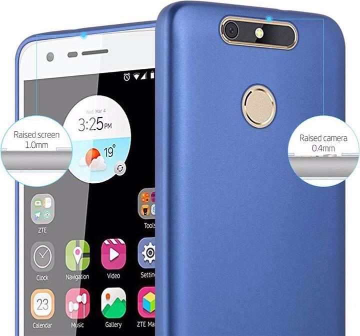 Actual product image Cadorabo TPU Matt Metallic Cover (ZTE Blade V8 Mini)