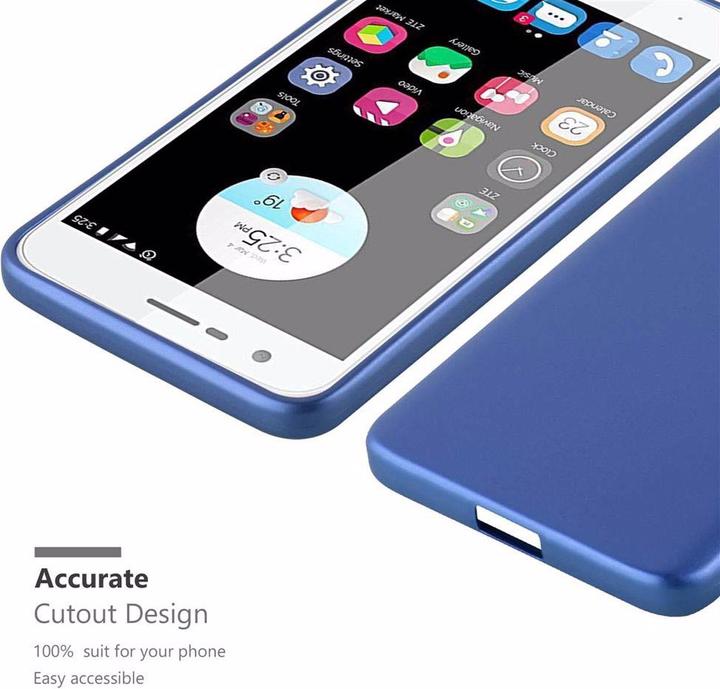 Actual product image Cadorabo TPU Matt Metallic Cover (ZTE Blade V8 Mini)