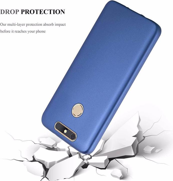 Actual product image Cadorabo TPU Matt Metallic Cover (ZTE Blade V8 Mini)