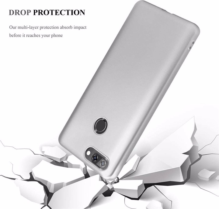 Produktbild Cadorabo TPU Matt Metallic Cover (ZTE Blade V9)