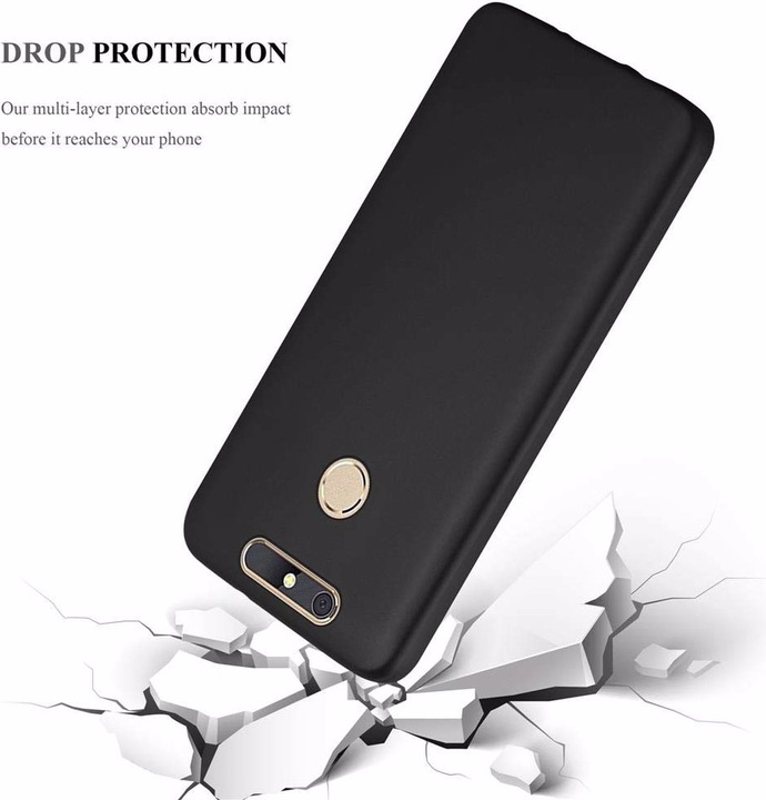 Produktbild Cadorabo TPU Matt Metallic Cover (ZTE Blade V8 Mini)