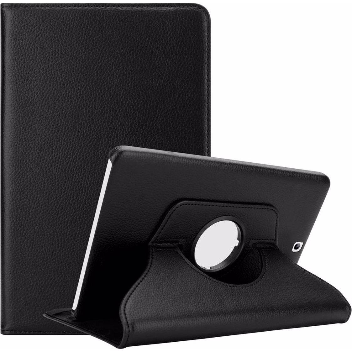 Cadorabo Tablet Book Cover (Galaxy Tab S2 9.7), Tablet Hülle, Schwarz