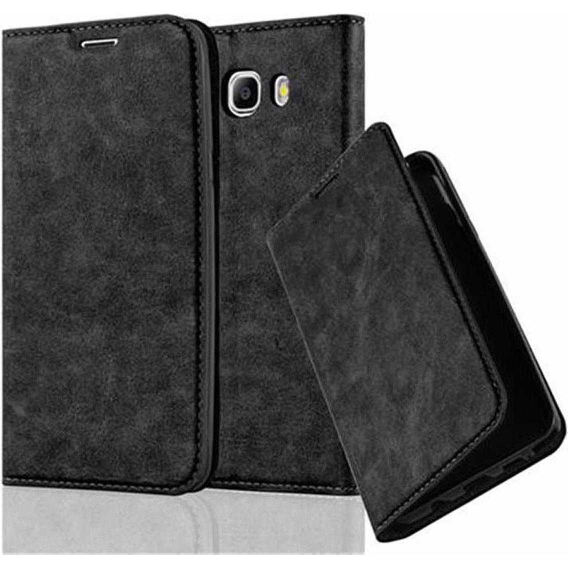 Thumbnail - Cadorabo Book Invisible Magnet Cover (Samsung Galaxy J7 2016), Smartphone Hülle, Schwarz