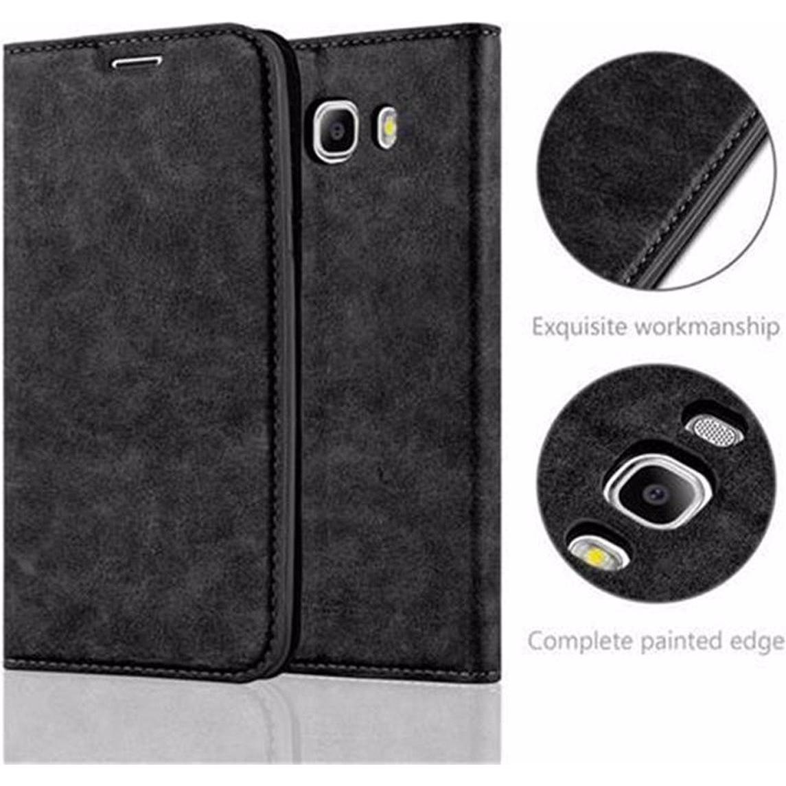 Thumbnail - Cadorabo Book Invisible Magnet Cover (Samsung Galaxy J7 2016), Smartphone Hülle, Schwarz