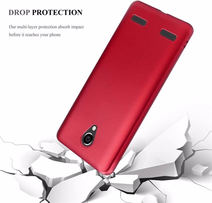 Produktbild Cadorabo TPU Matt Metallic Cover (ZTE Blade L7)