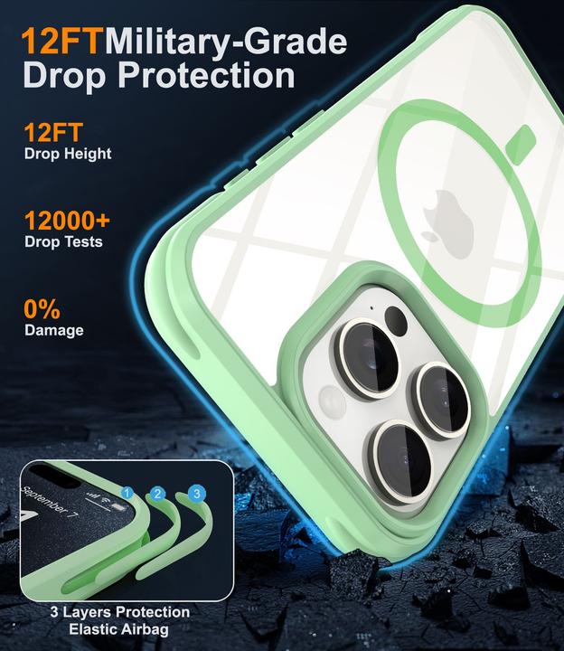 Image du produit Cadorabo Coque pour Apple iPhone 15 PRO MAX compatible MagSafe (Apple iPhone 15 Pro Max)