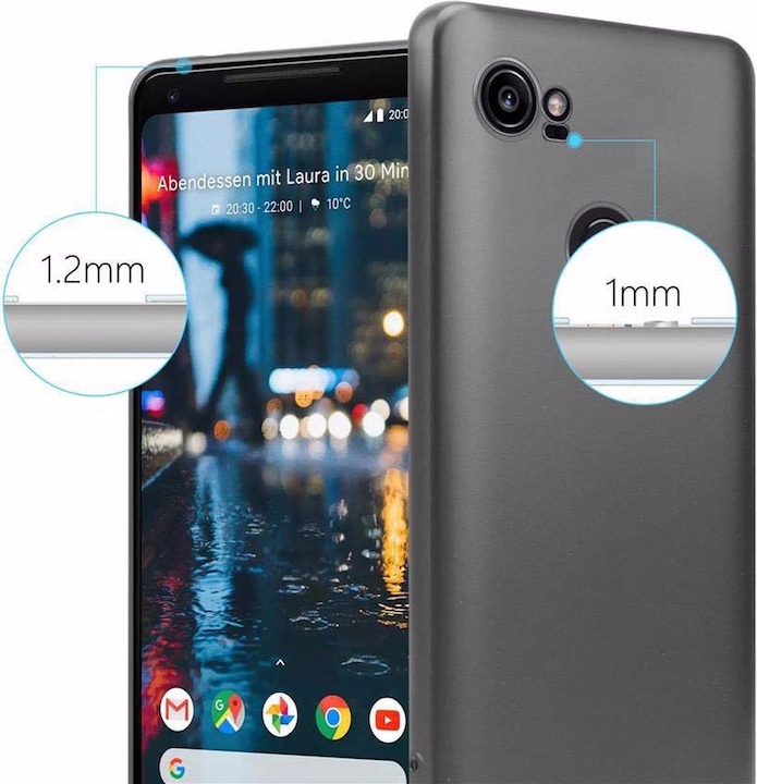 Produktbild Cadorabo TPU Matt Metallic Cover (Google Pixel 2 XL)
