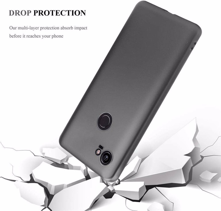 Produktbild Cadorabo TPU Matt Metallic Cover (Google Pixel 2 XL)
