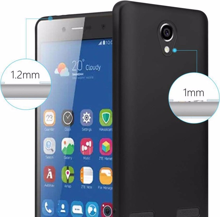 Produktbild Cadorabo TPU Matt Metallic Cover (ZTE Blade L7)