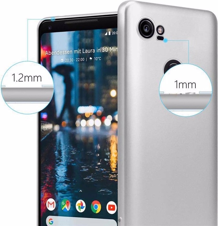 Produktbild Cadorabo TPU Matt Metallic Cover (Google Pixel 2 XL)