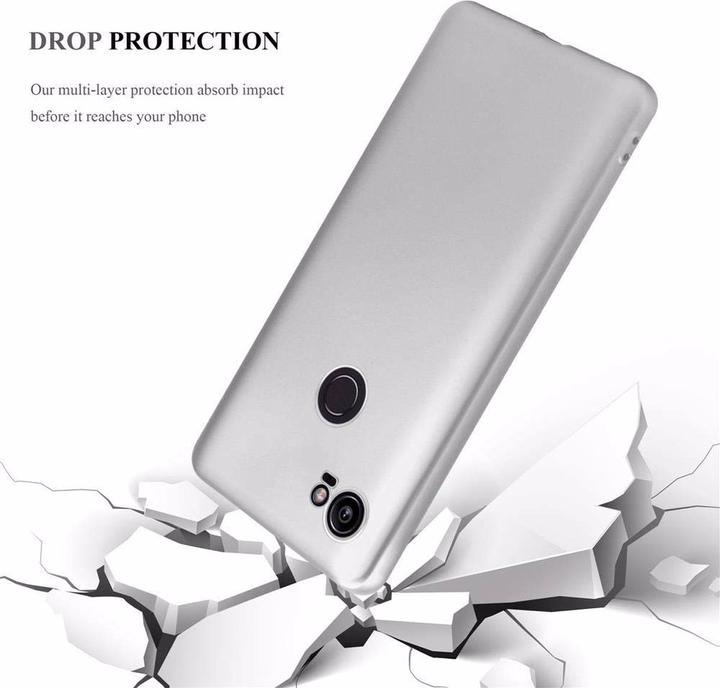 Image du produit Cadorabo Couverture métallique mate TPU (Google Pixel 2 XL)