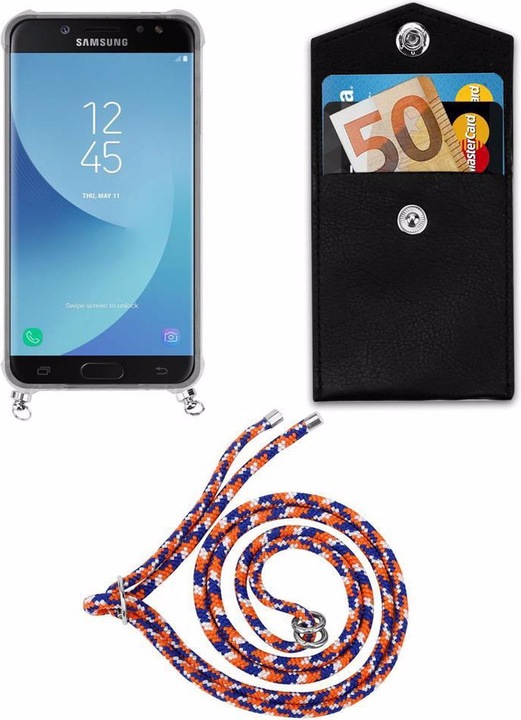 Produktbild Cadorabo TPU Handy Kette SILBER Cover