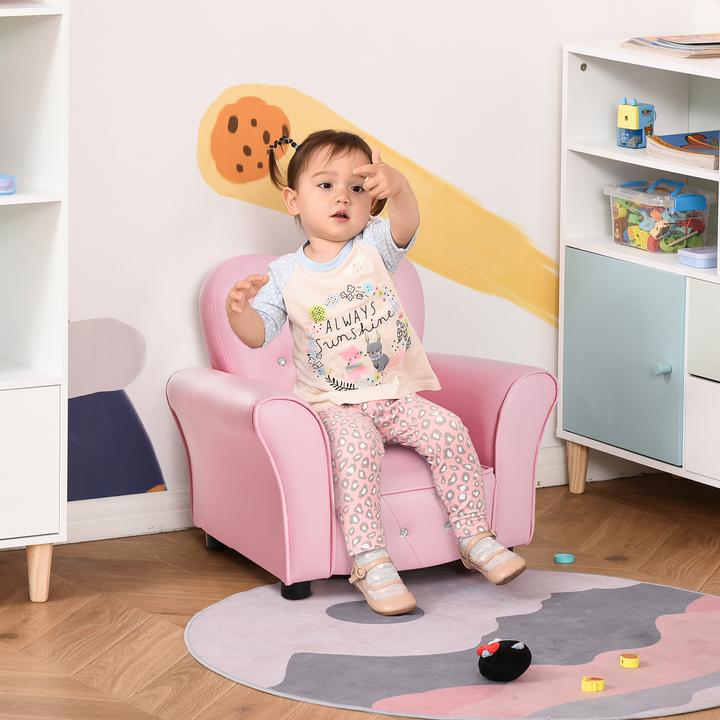 Immagine prodotto Homcom Poltrona per bambini Princess (Poltrona per bambini)