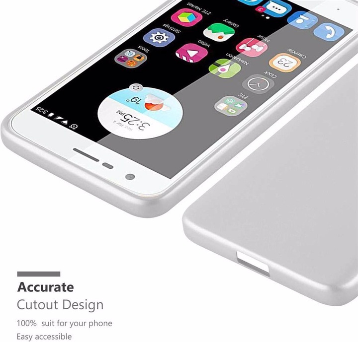 Produktbild Cadorabo TPU Matt Metallic Cover (ZTE Blade V8 Mini)