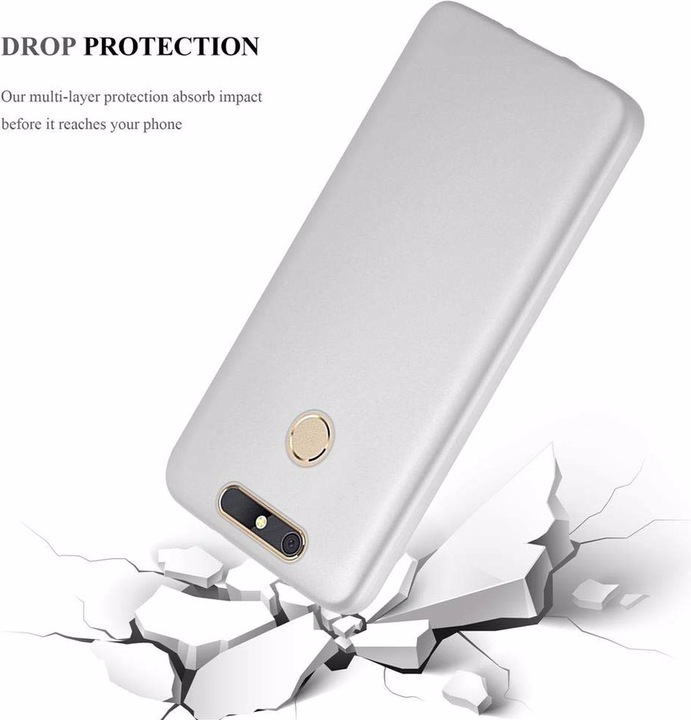 Produktbild Cadorabo TPU Matt Metallic Cover (ZTE Blade V8 Mini)