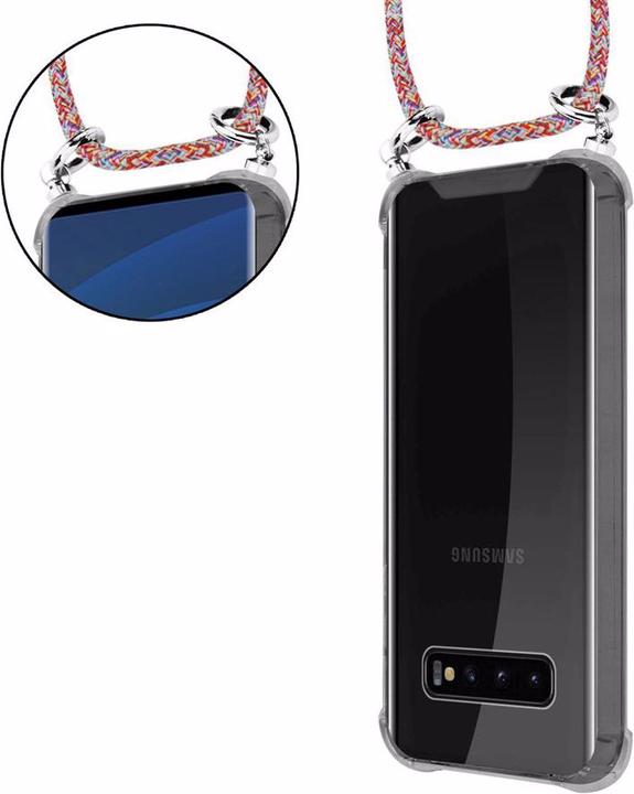 Produktbild Cadorabo TPU Handy Kette SILBER Cover