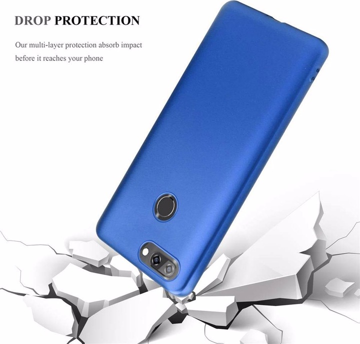 Produktbild Cadorabo TPU Matt Metallic Cover (ZTE Blade V9)