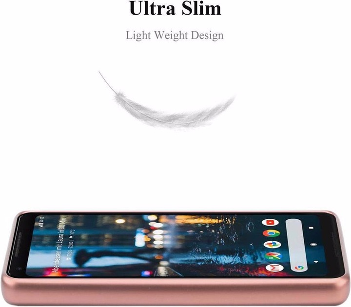 Actual product image Cadorabo TPU Matt Metallic Cover (Google Pixel 2 XL)