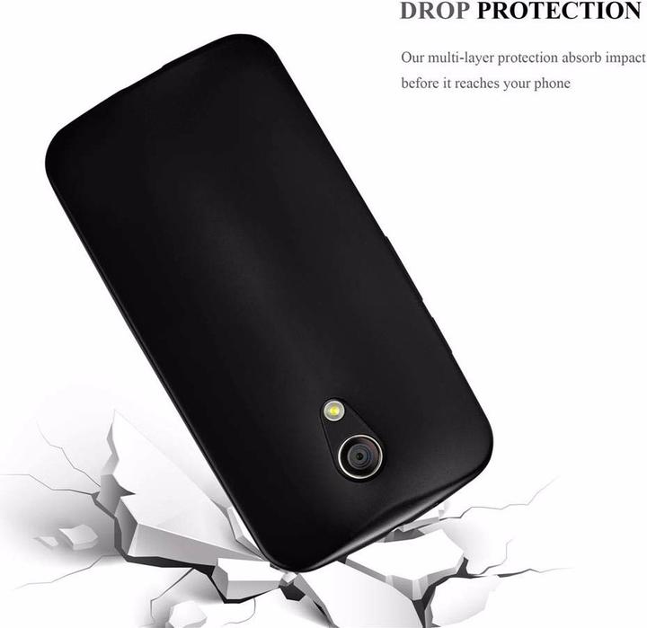Actual product image Cadorabo TPU Matt Metallic Cover (Motorola Moto G2 (2nd Gen))