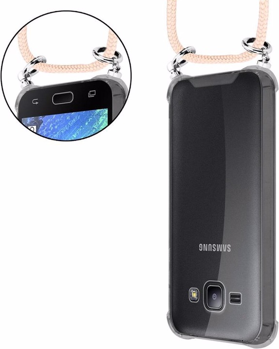 Produktbild Cadorabo TPU Handy Kette SILBER Cover