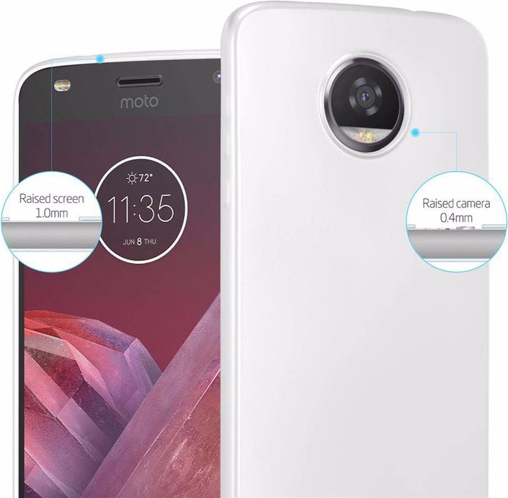 Produktbild Cadorabo TPU Matt Metallic Cover (Motorola Moto Z2)