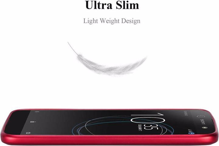 Actual product image Cadorabo TPU Matt Metallic Cover (Sony Xperia XA1)