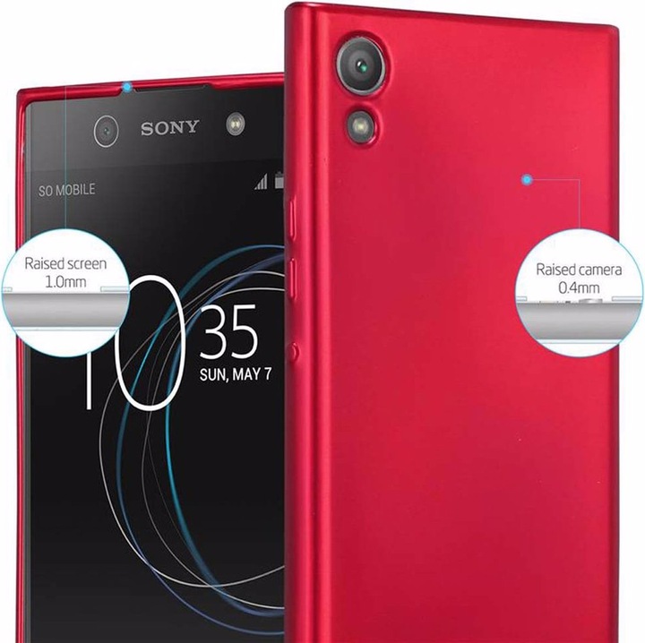Produktbild Cadorabo TPU Matt Metallic Cover (Sony Xperia XA1)