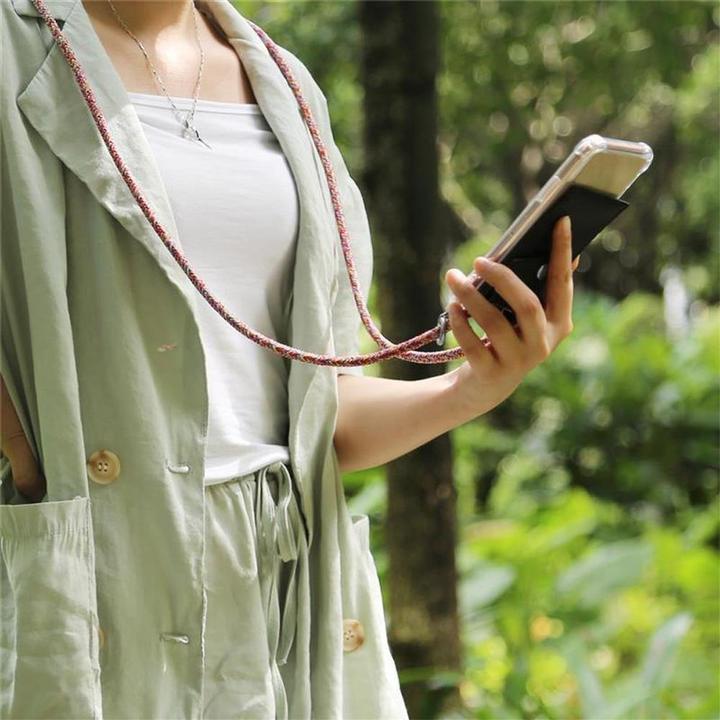 Produktbild Cadorabo TPU Handy Kette SILBER Cover