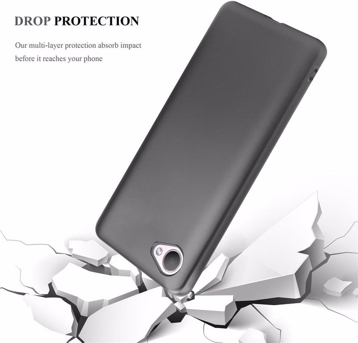 Produktbild Cadorabo TPU Matt Metallic Cover (HTC Desire 12)
