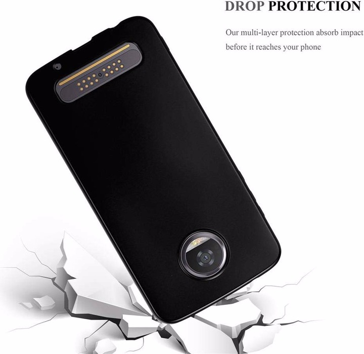 Produktbild Cadorabo TPU Matt Metallic Cover (Motorola Moto Z2 Force, Motorola Moto Z2 Play)