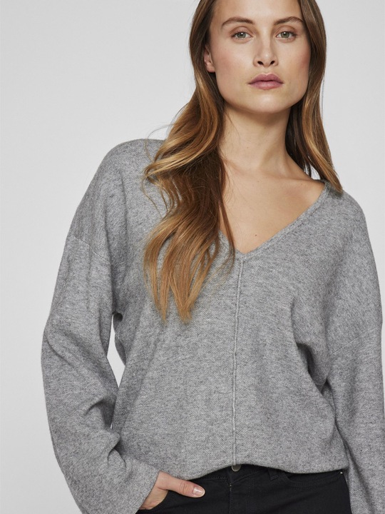 Actual product image Vila V-Ausschnitt Strickpullover (S)