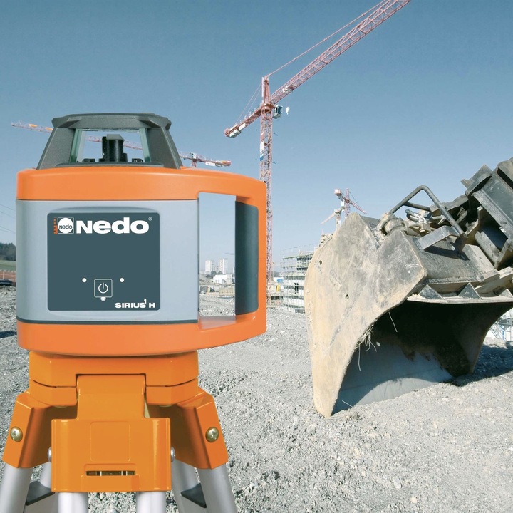 Produktbild Magni Nedo SIRIUS 1 H selbstnivellierender Rotationslaser Baulaser Nivellierlaser Laser mit ACCEPTOR 2 Dig