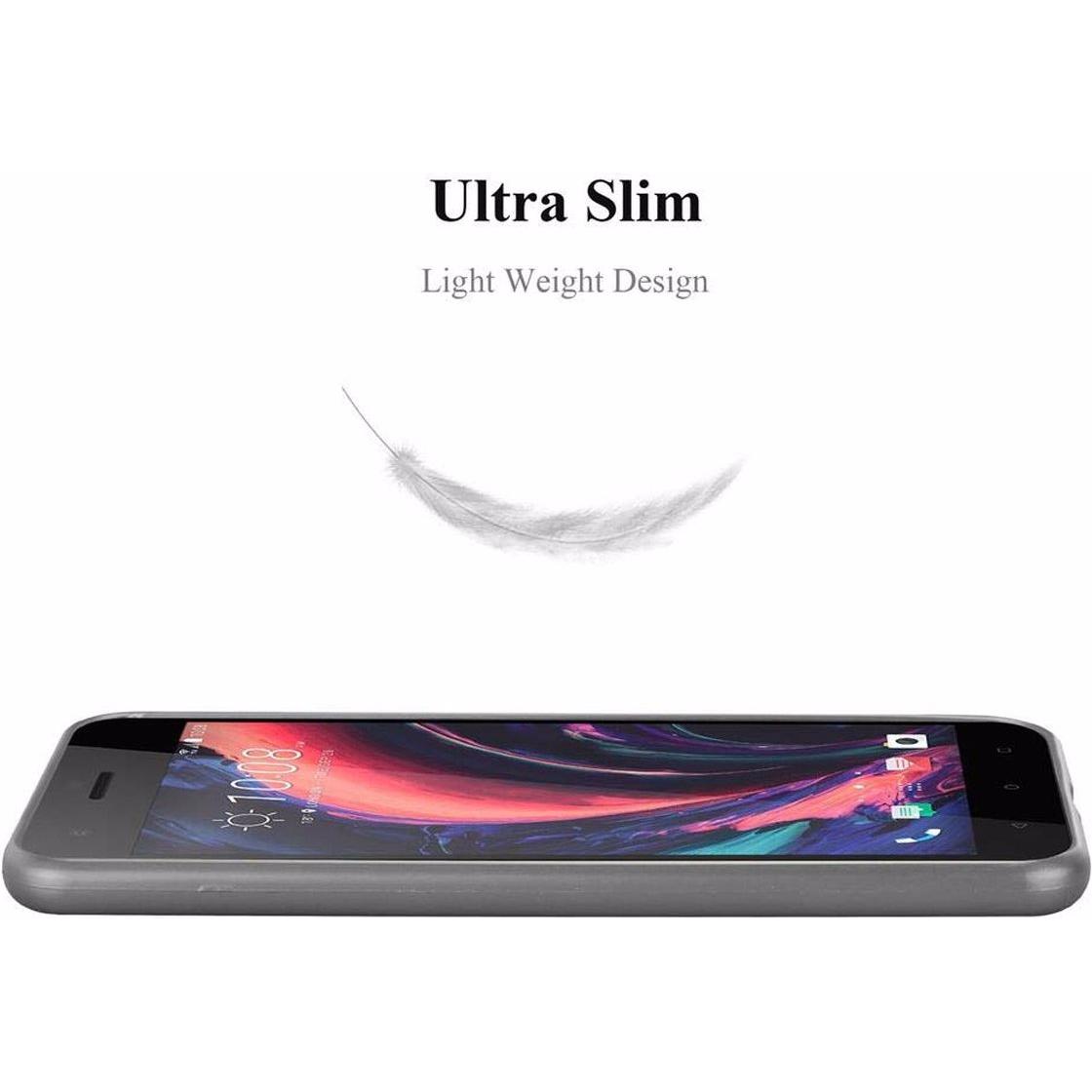Thumbnail - Cadorabo TPU Matt Metallic Cover (HTC Desire 10 Pro), Smartphone Hülle, Grau