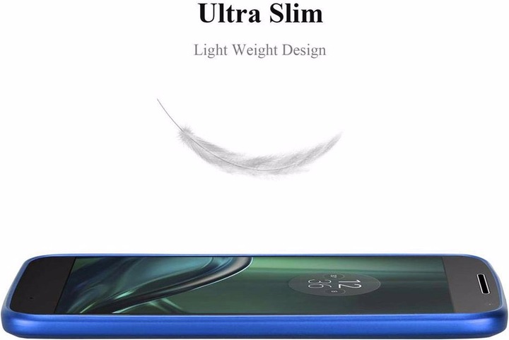Actual product image Cadorabo TPU Matt Metallic Cover (Motorola Moto G4 Play)