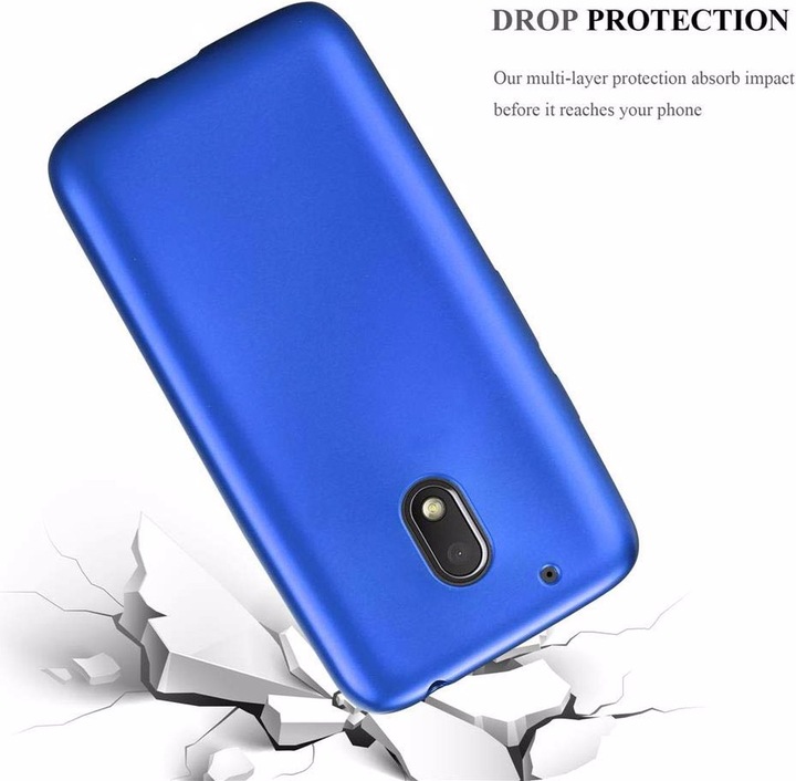 Actual product image Cadorabo TPU Matt Metallic Cover (Motorola Moto G4 Play)
